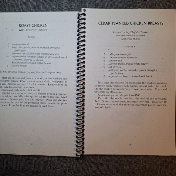 Chinook Planks Cook Book Roasting Wood Northwest Tradition Vintage 1997 Native - Picture 4 of 7